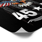 Poster Trump 45 47 (à l'arrière) (Coin)