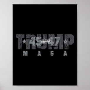 Poster Trump 45-47 Mega Us Drapeau 2024 Élection Présiden