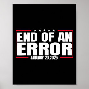 Poster Trump 47e jour de l'investiture du président Janvi