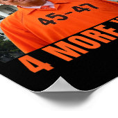 Poster Trump 4 ans de prison supplémentaire 45 47 Maison  (Coin)