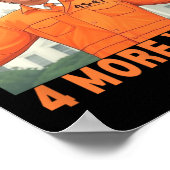 Poster Trump 4 ans de prison supplémentaire 45 47 Maison  (Coin)