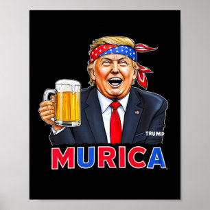 Poster Trump 4 juillet grand à nouveau Trump en train de 