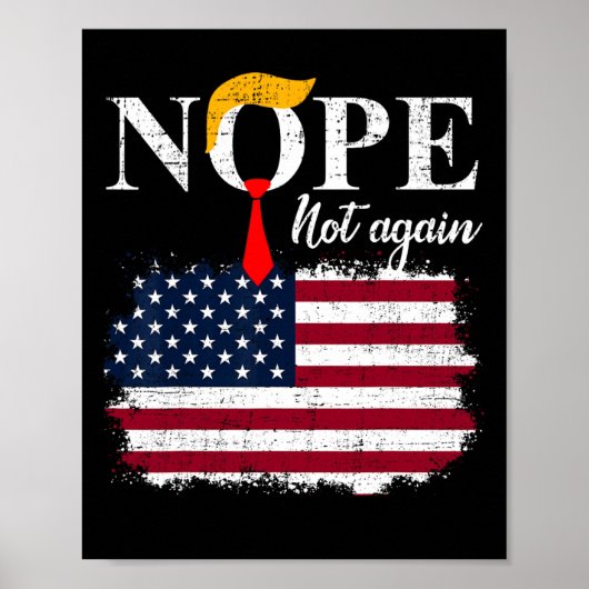 Poster Trump 5 n'est plus drôle (Devant)