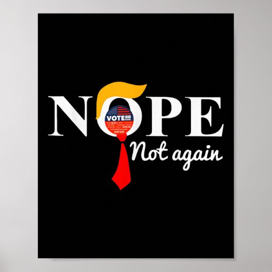 Poster Trump 6 n'est plus drôle (Devant)
