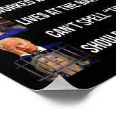 Poster Trump A Élevé L'Occident A Échoué Le R (Coin)
