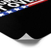 Poster Trump a gagné, passez à autre chose 2025 Drapeau É (Coin)
