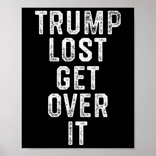 Poster Trump a perdu (Devant)