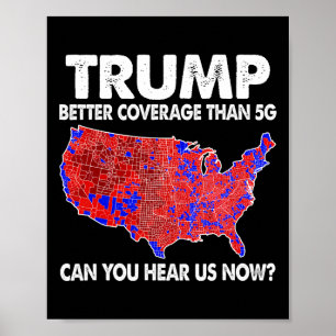 Poster Trump a une meilleure couverture que la carte 5g T