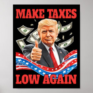 Poster Trump abaisse encore les impôts pour faire baisser