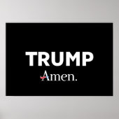 Poster Trump Amen (Devant)