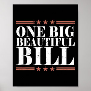 Poster Trump américain grosse facture une grande belle fa