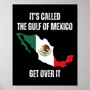 Poster Trump Amérique du Golfe Mexique Mexique président 