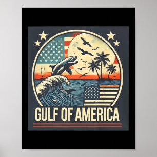 Poster Trump Amérique du Golfe Mexique Président Trump 1