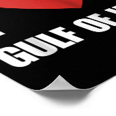 Poster Trump Amérique Golfe Du Mexique Président Trump Go (Coin)