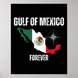Poster Trump Amérique Golfe Du Mexique Président Trump Go