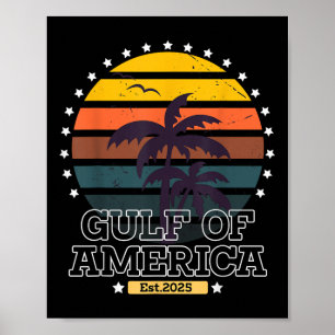 Poster Trump Amérique Golfe Mexique Président Trump _1