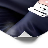 Poster Trump amusant avec les cornes choisies un (Coin)