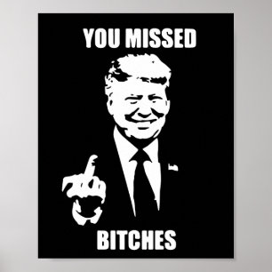 Poster Trump Attaque Trump Contre Trump Lutte Pour L'Amér