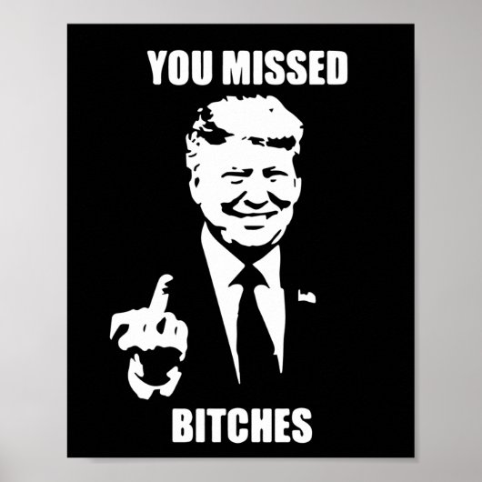 Poster Trump Attaque Trump Contre Trump Lutte Pour L'Amér (Devant)