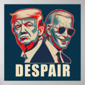 Poster Trump Biden Despair 2024 (Devant)