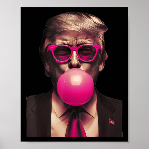 Poster Trump Buble Gum Pink 2