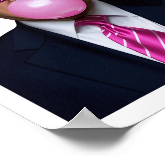 Poster Trump Buble Gum Rose (Coin)