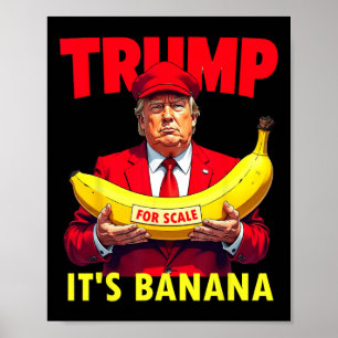Poster Trump C'est de la banane (pour l'échelle)