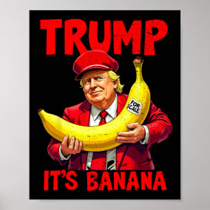 Poster Trump C'est Nana (pour l'échelle) Mème drôle