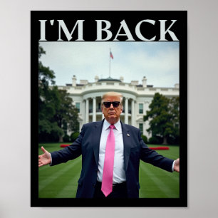 Poster Trump Chirts Pour Hommes 2025 Trump A Remporté Le