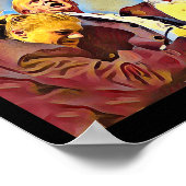 Poster Trump combat (Coin)