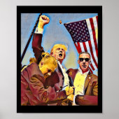 Poster Trump combat (Devant)