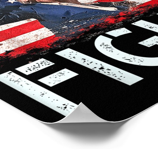 Poster Trump Combat Combattre Les Signaux Trump Aux Améri (Coin)