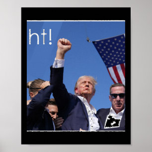 Poster Trump combat la Pennsylvanie en tirant en action