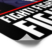 Poster Trump combat les combattants partisans américains (Coin)