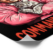 Poster Trump Commandant En Chat Drôle Chat Et Trump (Coin)