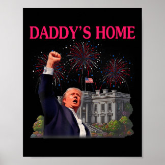 Poster Trump Daddys Accueil Au Cours De Laquelle Joe Bide