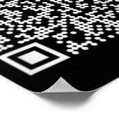 Poster Trump Dance Qr drôle Président Trump Code de danse (Coin)