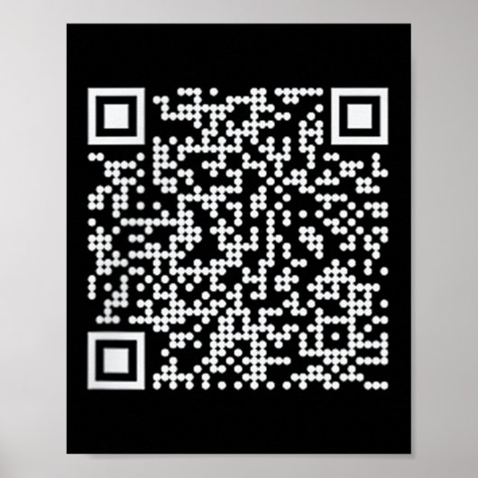 Poster Trump Dance Qr drôle Président Trump Code de danse (Devant)