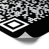 Poster Trump Dance Qr Funny President Dance Code (retour) (Coin)