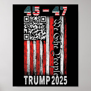 Poster Trump Dance Troll Qr Drôle Président Trump Dance C