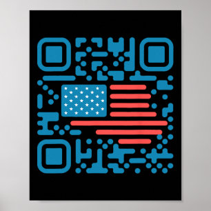 Poster Trump Dance Troll Qr Drôle Président Trump Dance C