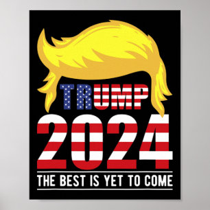 Poster Trump Drapeau Usa-le Meilleur Est à Venir-donald T