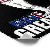 Poster Trump - Drôle cadeau Golf (Coin)