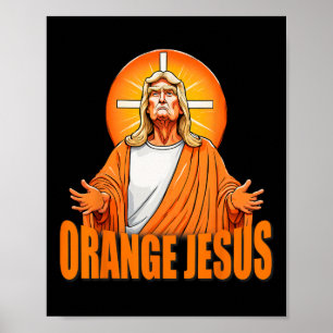 Poster Trump drôle de Jésus