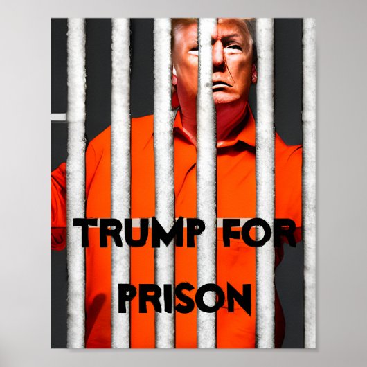 Poster Trump En Prison (Devant)