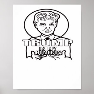 Poster Trump Est Mon Enfant À Domicile.