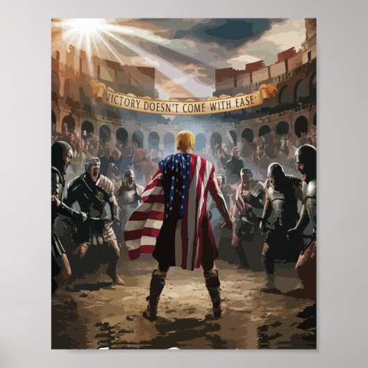 Poster Trump et l'affiche du gladiateur (Devant)