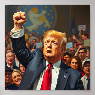 Poster Trump et le président