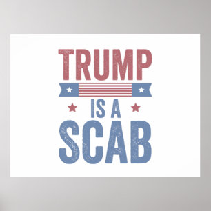Poster Trump et les États-Unis face à une victoire électo
