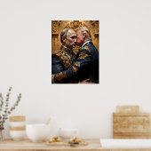 Poster Trump et Poutine s'engagent (Cuisine)